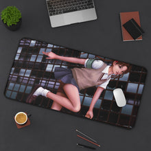 Load image into Gallery viewer, A Certain Scientific Railgun Mouse Pad (Desk Mat) On Desk
