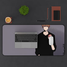 Load image into Gallery viewer, Death Note Light Yagami Mouse Pad (Desk Mat) With Laptop
