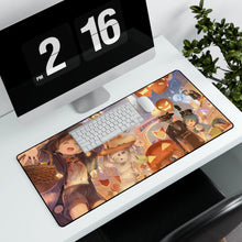 Cargar imagen en el visor de la galería, Halloween, Fancy Costumes and Pumpkins♪ Mouse Pad (Desk Mat) With Laptop
