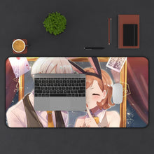 Cargar imagen en el visor de la galería, Itsuki Sumeragi and Kaede Manyuda Mouse Pad (Desk Mat) With Laptop
