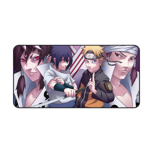 Ashura Ootsutsuki Indra Ōtsutsuki Sasuke Uchiha and Naruto Uzumaki Mouse Pad (Desk Mat)