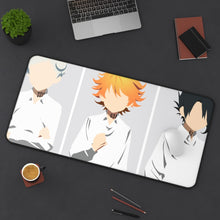 Charger l&#39;image dans la galerie, The Promised Neverland Ray, Norman, Emma Mouse Pad (Desk Mat) On Desk
