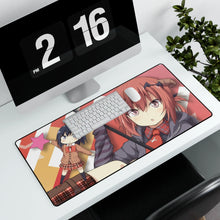 Load image into Gallery viewer, Anime Gabriel DropOut Mouse Pad (Desk Mat) With Laptop
