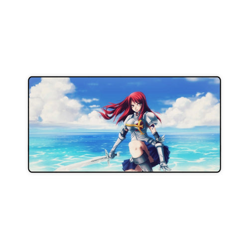 Erza Scarlet - Sunny Beach Mouse Pad (Desk Mat)