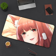 Cargar imagen en el visor de la galería, Spice And Wolf Mouse Pad (Desk Mat) On Desk
