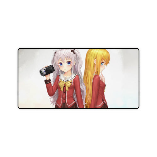 Nao Tomori and Yusa Nishimori holding hands Mouse Pad (Desk Mat)