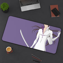 Load image into Gallery viewer, Sōsuke Aizen Mouse Pad (Desk Mat) On Desk
