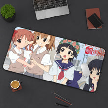 Load image into Gallery viewer, A Certain Scientific Railgun Mouse Pad (Desk Mat) On Desk
