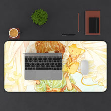 Load image into Gallery viewer, Cardcaptor Sakura Sakura Kinomoto, Keroberos Mouse Pad (Desk Mat) With Laptop
