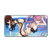 Load image into Gallery viewer, Makise and Faris Beach Time!! Mouse Pad (Desk Mat)
