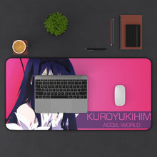 Load image into Gallery viewer, Accel World Kuroyukihime Mouse Pad (Desk Mat) With Laptop
