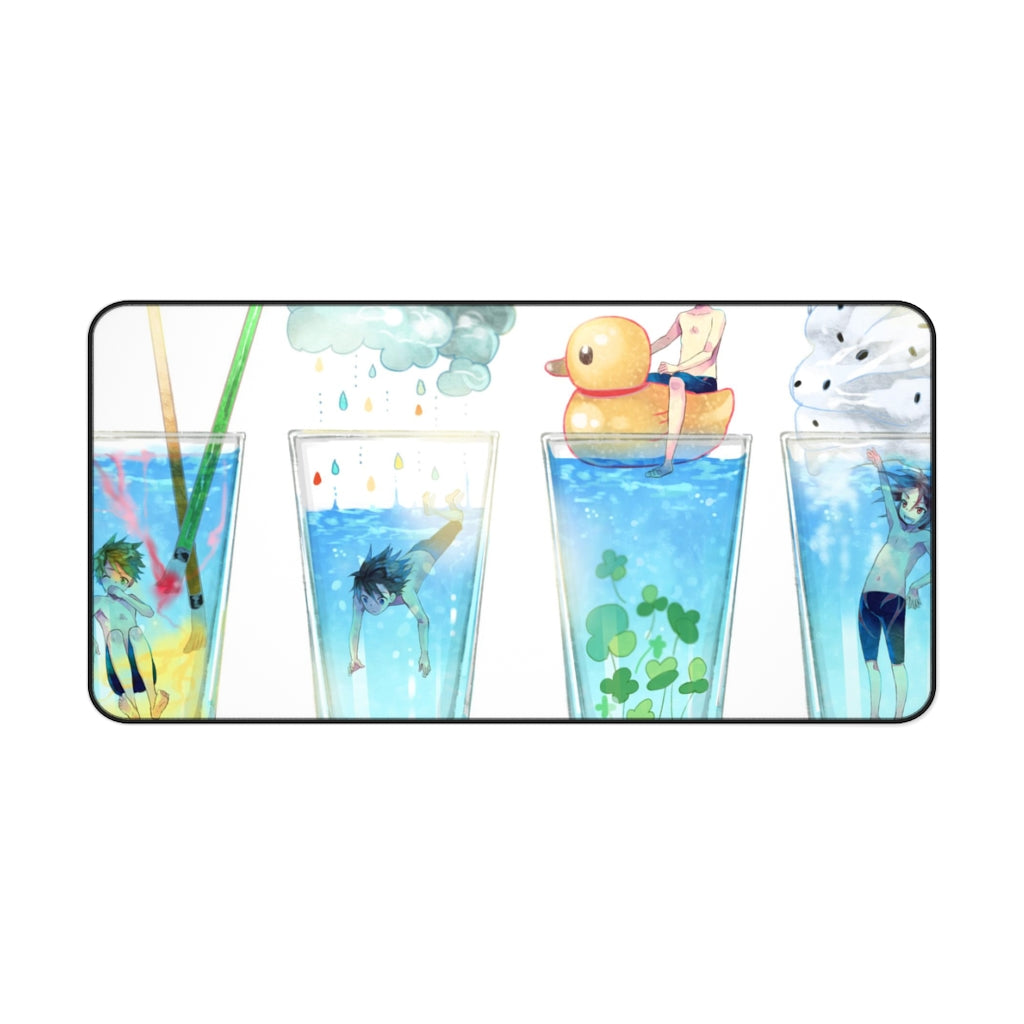 Free! Rin Matsuoka, Makoto Tachibana, Haruka Nanase, Nagisa Hazuki Mouse Pad (Desk Mat)