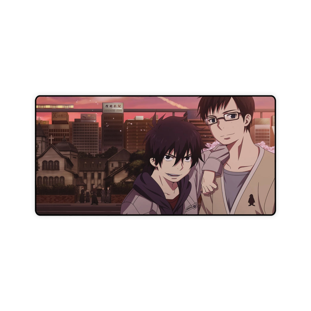 Rin,Yukio and Shiro Mouse Pad (Desk Mat)