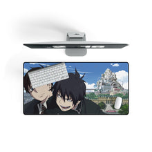 Load image into Gallery viewer, Blue Exorcist Mouse Pad (Desk Mat)
