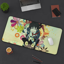 Charger l&#39;image dans la galerie, Blue Exorcist Mouse Pad (Desk Mat) On Desk
