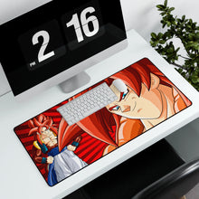 Load image into Gallery viewer, Gogeta SSJ4 Mouse Pad (Desk Mat) With Laptop
