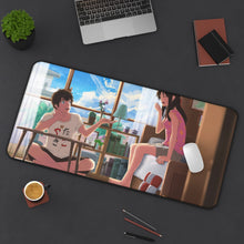 Cargar imagen en el visor de la galería, Taki and Mitsuha (Your Name) Mouse Pad (Desk Mat) On Desk
