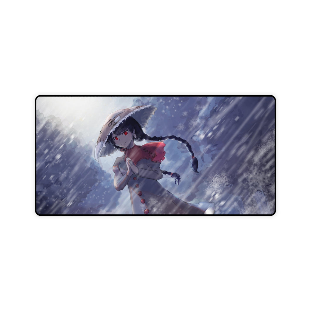 Dangerous Winter Statue Mouse Pad (Desk Mat)