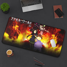 Load image into Gallery viewer, Accel World Kuroyukihime, Haruyuki Arita Mouse Pad (Desk Mat) On Desk
