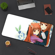 Cargar imagen en el visor de la galería, Spice And Wolf Mouse Pad (Desk Mat) On Desk
