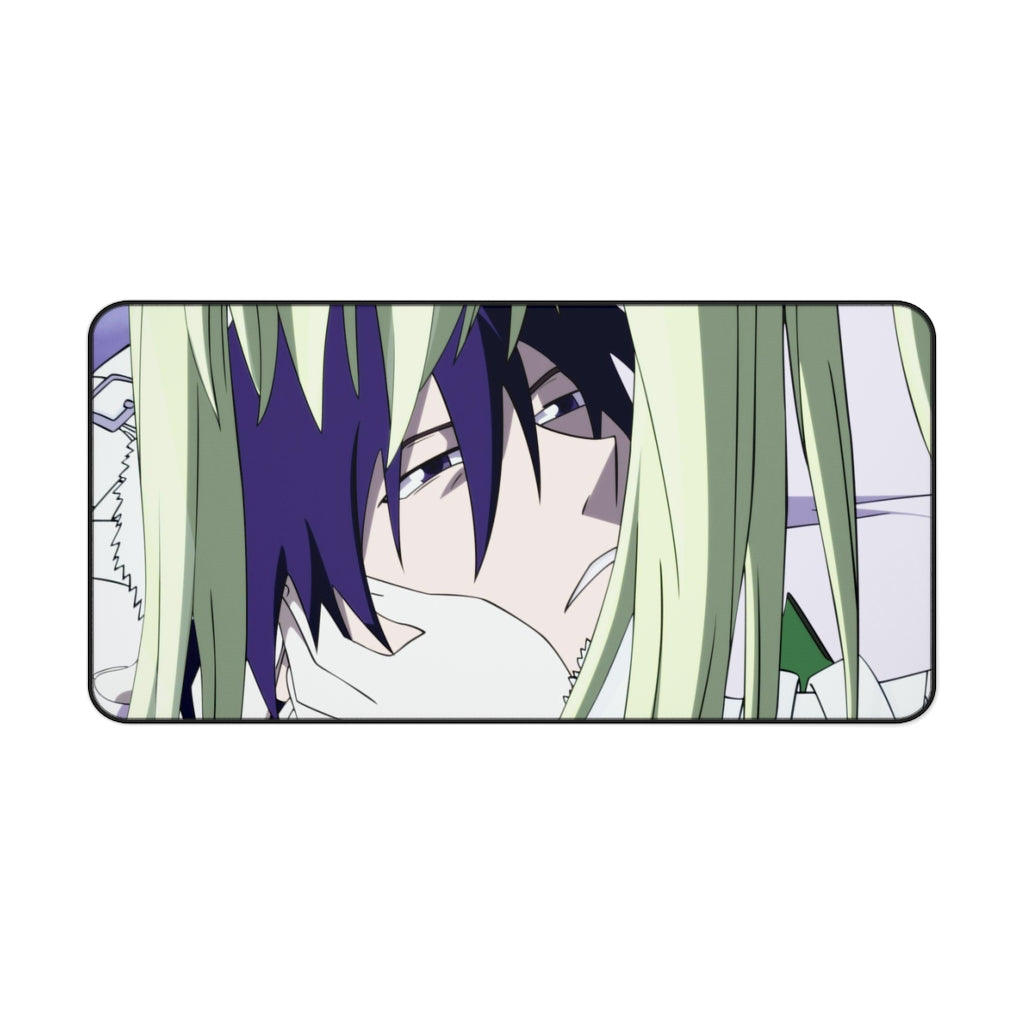 Darker Than Black Hei, Amber Mouse Pad (Desk Mat)