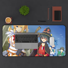 Cargar imagen en el visor de la galería, KonoSuba - God’s blessing on this wonderful world!! Mouse Pad (Desk Mat) With Laptop
