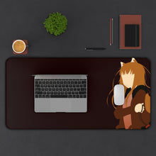 Cargar imagen en el visor de la galería, Spice And Wolf Mouse Pad (Desk Mat) With Laptop
