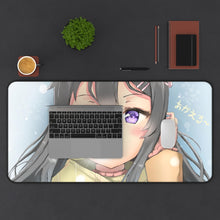 Cargar imagen en el visor de la galería, Rascal Does Not Dream Of Bunny Girl Senpai Mouse Pad (Desk Mat) With Laptop
