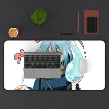 Charger l&#39;image dans la galerie, Rimuru Tempest in human form play with slime form Mouse Pad (Desk Mat) With Laptop
