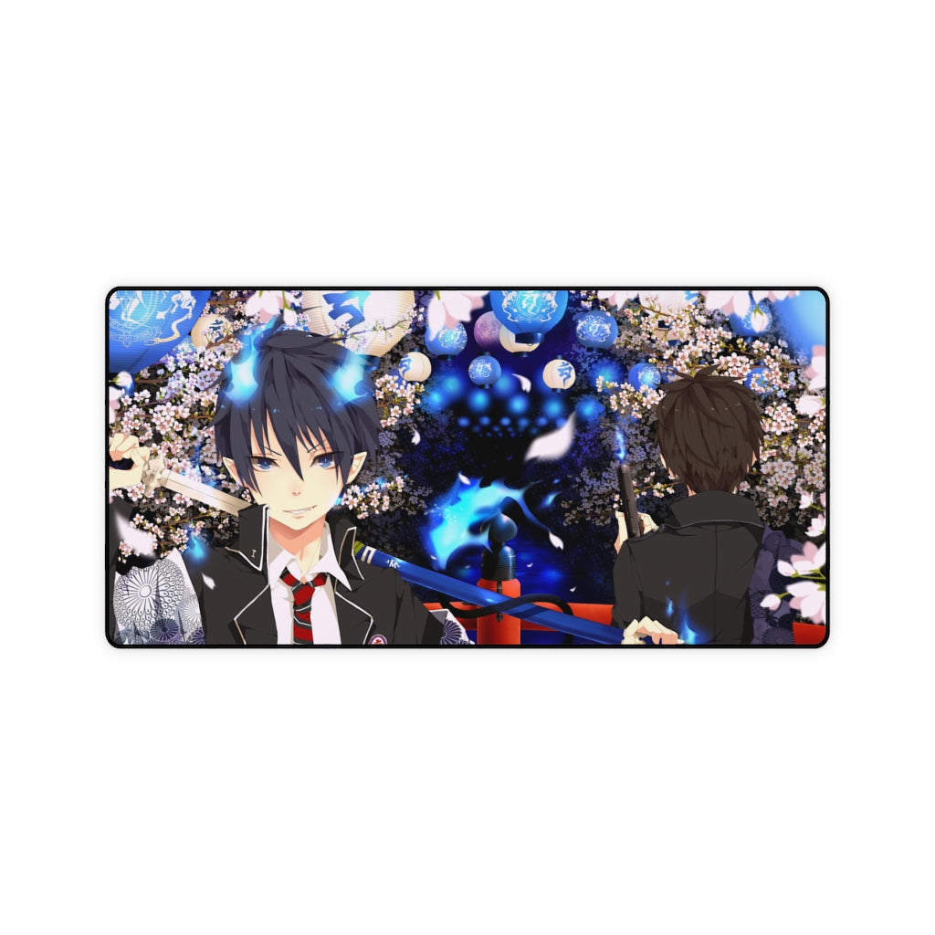 Rin and Yukio Okumura Mouse Pad (Desk Mat)