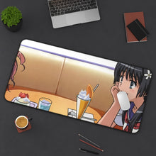 Cargar imagen en el visor de la galería, A Certain Magical Index Mikoto Misaka, Kuroko Shirai Mouse Pad (Desk Mat) With Laptop
