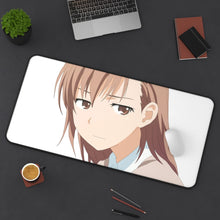 Load image into Gallery viewer, A Certain Scientific Railgun Mouse Pad (Desk Mat) On Desk
