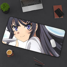 Cargar imagen en el visor de la galería, Rascal Does Not Dream Of Bunny Girl Senpai Mouse Pad (Desk Mat) On Desk
