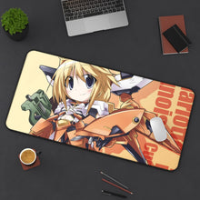 Charger l&#39;image dans la galerie, Infinite Stratos Mouse Pad (Desk Mat) On Desk
