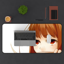 Cargar imagen en el visor de la galería, Spice And Wolf Mouse Pad (Desk Mat) With Laptop
