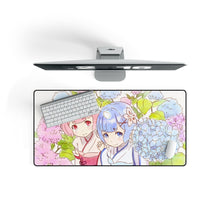 Load image into Gallery viewer, Ram and Rem Mouse Pad (Desk Mat) On Desk
