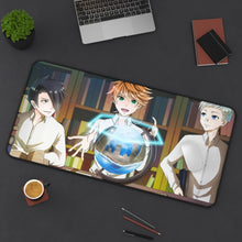 Charger l&#39;image dans la galerie, The Promised Neverland Ray, Norman, Emma Mouse Pad (Desk Mat) On Desk
