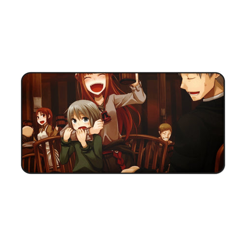 Spice And Wolf Mouse Pad (Desk Mat)