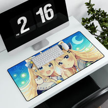 Load image into Gallery viewer, Anime Girl Mouse Pad (Desk Mat) With Laptop
