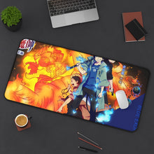 Load image into Gallery viewer, Blue Exorcist Rin Okumura, Yukio Okumura Mouse Pad (Desk Mat) On Desk
