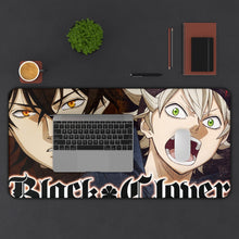 Cargar imagen en el visor de la galería, Black Clover Asta, Yuno Mouse Pad (Desk Mat) With Laptop
