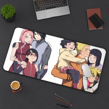 Load image into Gallery viewer, Naruto and Sasuke Family Mouse Pad (Desk Mat) On Desk
