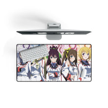 Charger l&#39;image dans la galerie, Infinite Stratos Mouse Pad (Desk Mat) On Desk
