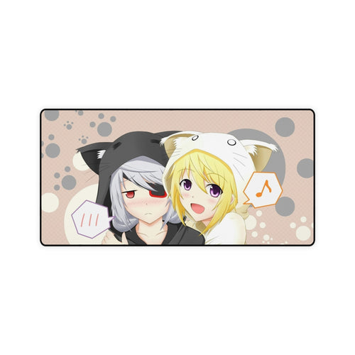 Infinite Stratos Charlotte Dunois, Laura Bodewig Mouse Pad (Desk Mat)