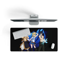 Cargar imagen en el visor de la galería, Fairy Tail Natsu Dragneel, Gray Fullbuster, Lucy Heartfilia Mouse Pad (Desk Mat) On Desk
