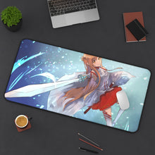 Load image into Gallery viewer, Sword Art Online Asuna Yuuki Mouse Pad (Desk Mat) On Desk
