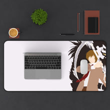 Cargar imagen en el visor de la galería, Death Note Light Yagami, Ryuk Mouse Pad (Desk Mat) With Laptop
