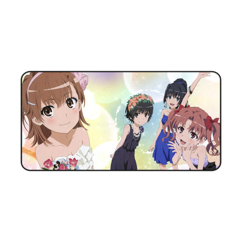 A Certain Scientific Railgun Mikoto Misaka, Kuroko Shirai, Ruiko Saten Mouse Pad (Desk Mat)