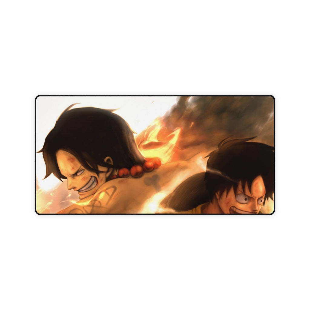 Ace and Luffy Mouse Pad (Desk Mat)