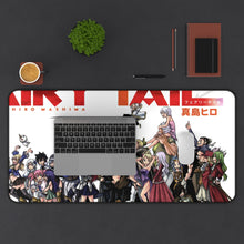 Charger l&#39;image dans la galerie, Fairy Tail Natsu Dragneel, Erza Scarlet, Gray Fullbuster, Lucy Heartfilia, Happy Mouse Pad (Desk Mat) With Laptop
